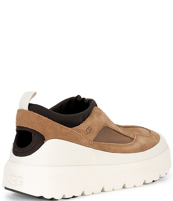 ☆UGG☆モカシン UGG Men's Heritage Suede Utility Axoid Chunky Platform EVA Slip