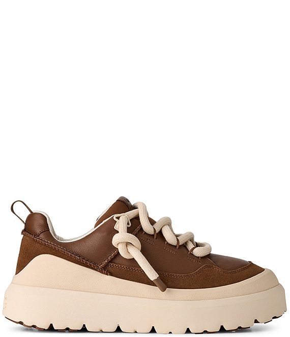 UGG Men's Heritage Leather Utility Chunky EVA Platform Sneakers