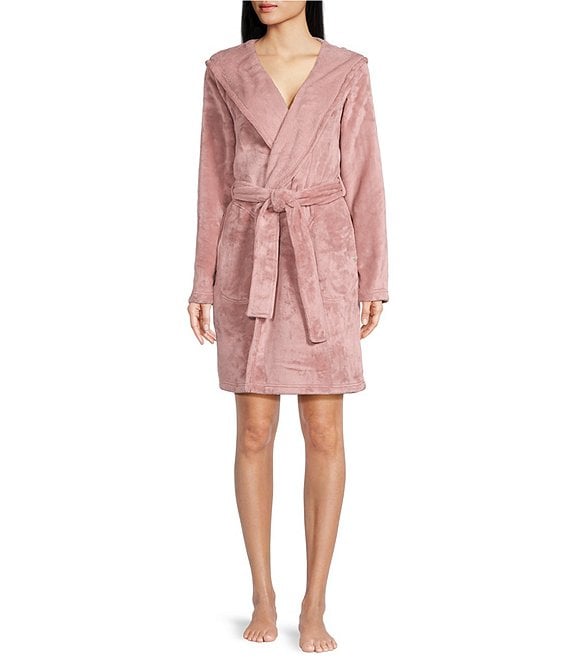 UGG® Miranda Hooded Long Sleeve Fleece Cozy Robe | Dillard's
