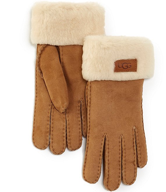 UGG SHEEPSKIN TURNED outlet BOW GLOVES