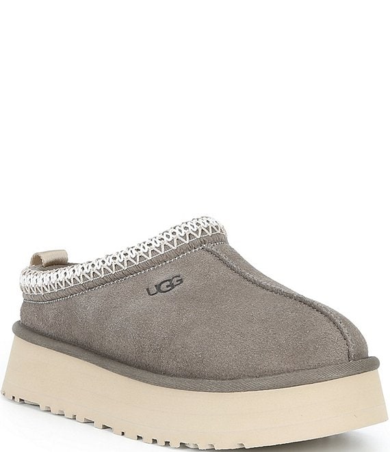 UGG Tazz II Suede Platform Clog Slippers | Dillard's