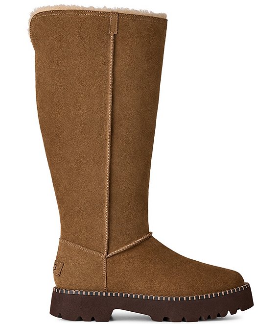 UGG Women's Uptowner Suede Platform Tall Boots | Dillard's