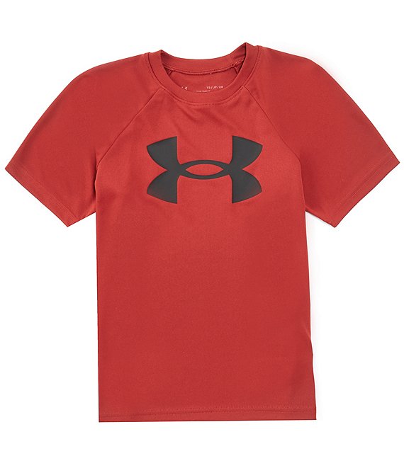 Under Armour Big Boys 8 20 Short Sleeve UA Tech Big Logo T Shirt Dillard s