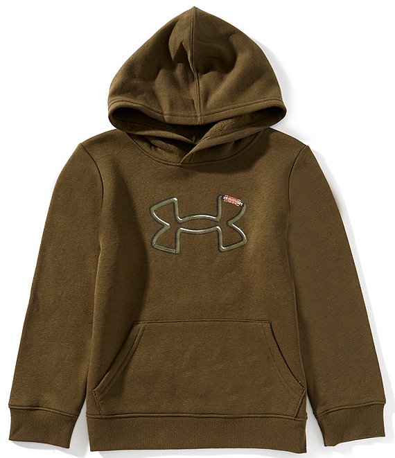 Under Armour Big Boys Long Sleeve Carabiner Logo Hoodie