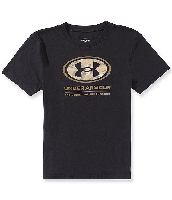 Under Armour Big Boys Short Sleeve Branded Scene Tee