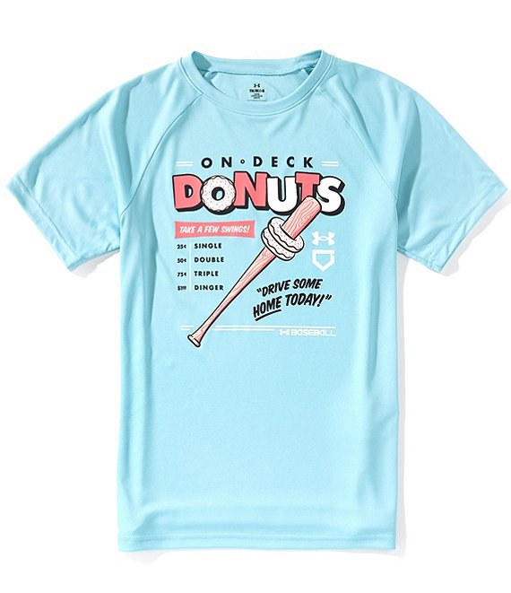 Under Armour Big Boys Tech Donut Baseball T-Shirt