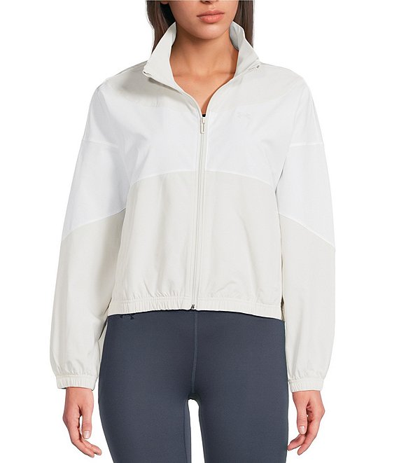Under Armour Rival Stand Collar Long Sleeve Water Resistant Jacket