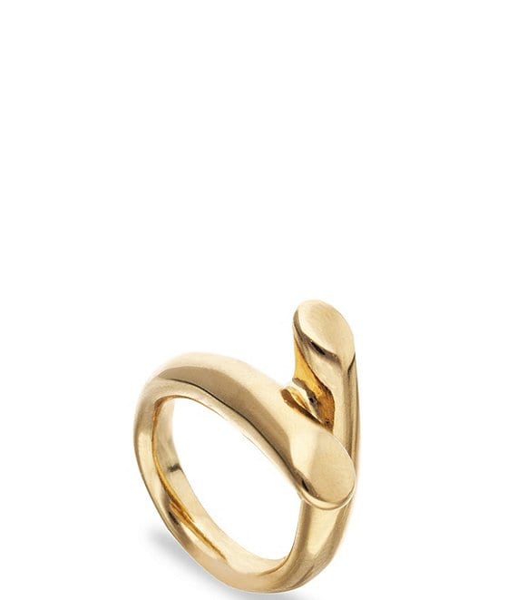 UNOde50 Bar Bypass Puffy Statement Ring