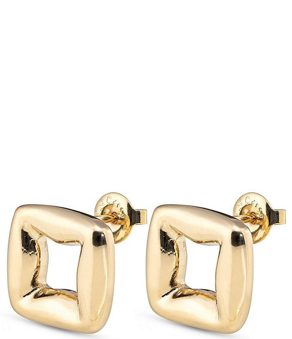 UNOde50 Pendientes 18k Gold Small Drop Earrings