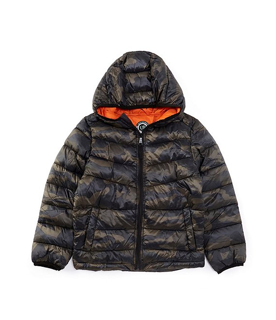 Packable nylon puffer jacket best sale