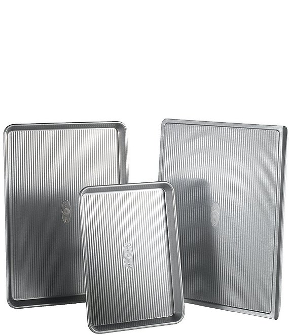 USA Pan 3-Piece Sheet Pan Bakeware Set