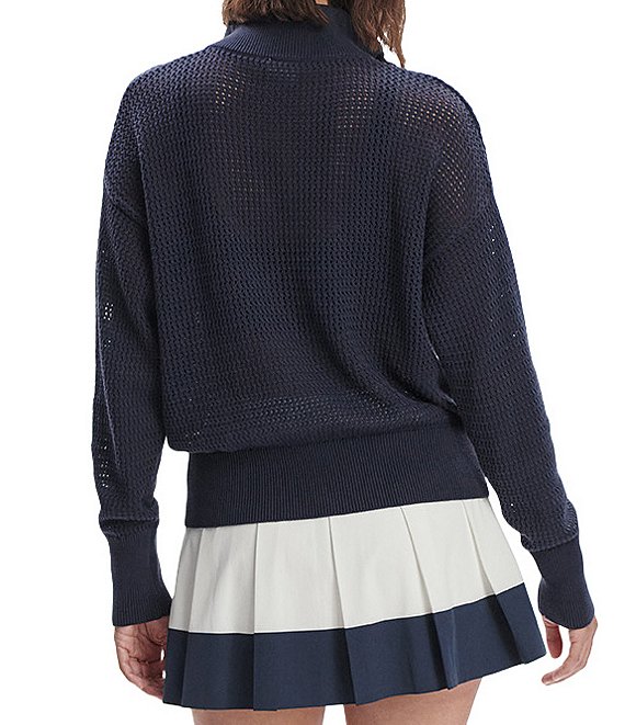 Varley Aurora Half Zip Long Sleeve Knit Sweater | Dillard's
