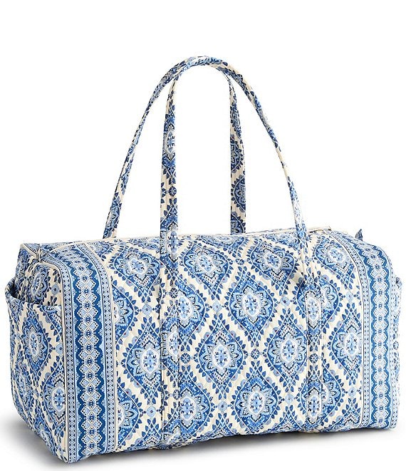 Vera Bradley Cambridge Blue Large Original Duffel Bag | Dillard's