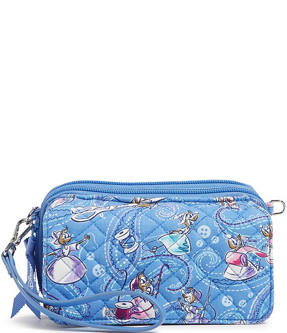 Vera Bradley Disney Collection Cinderella Paisley Friends RFID All In One Crossbody Bag Dillard s