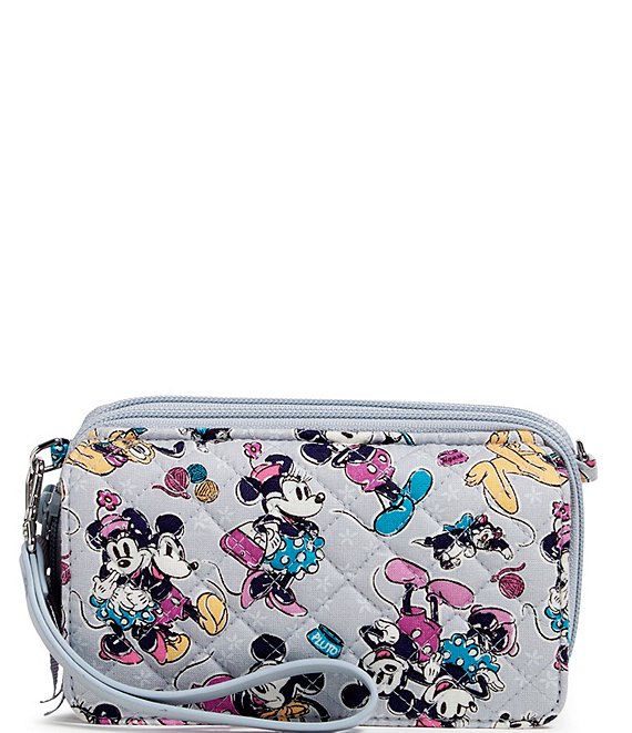Vera Bradley Disney Collection Mickey Mouse Family Fun RFID All in One  Crossbody Bag | Dillard's