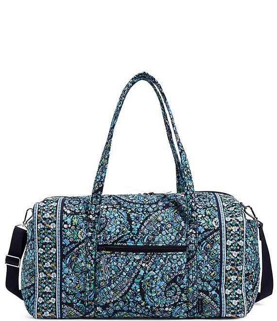 Vera Bradley Dreamer Paisley Large Quilted Travel Duffle Bag