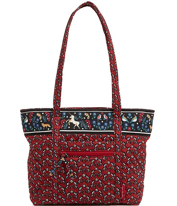 Vera Bradley Enchanting Flower Small Vera Tote Bag | Dillard's