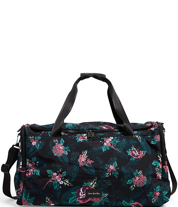 Color:Rose Foliage - Image 1 - Floral ReActive Travel Duffel Bag