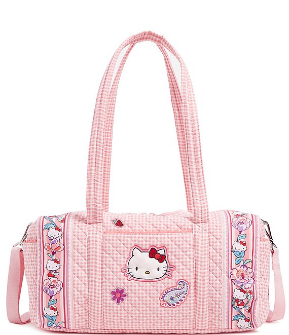Vera Bradley Hello Kitty Gingham Small Travel Duffle Bag