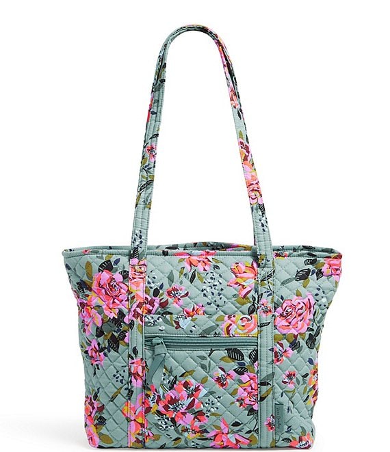 Color:Rosy Outlook - Image 1 - Iconic Small Vera Floral Tote Bag