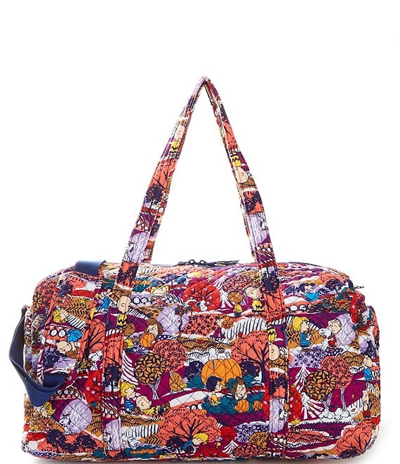 Vera Bradley Large Fall For Peanuts Travel Duffle Bag