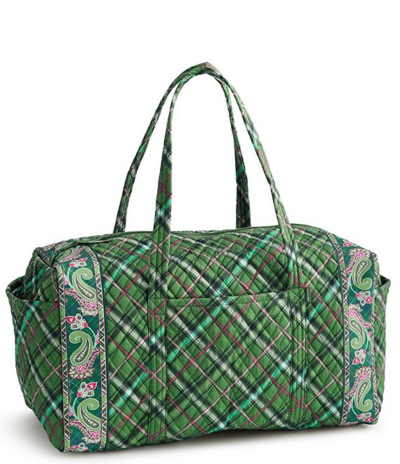 Vera Bradley Large Original Chelsea Plaid Duffel Bag