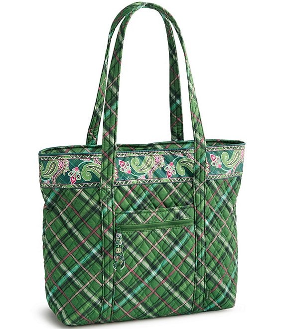 Vera Bradley Original Vera Chelsea Plaid Tote Bag