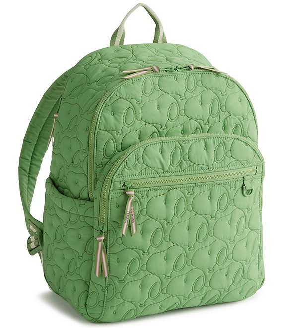 Vera Bradley x Peanuts Snoopy Fluorite Green Bancroft Backpack