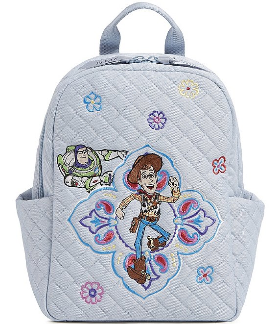 Vera Bradley X Toy Story Embroidered Light Denim Small Backpack