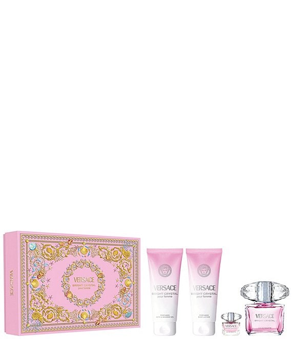 Versace Bright Crystal 4-Piece Gift Set
