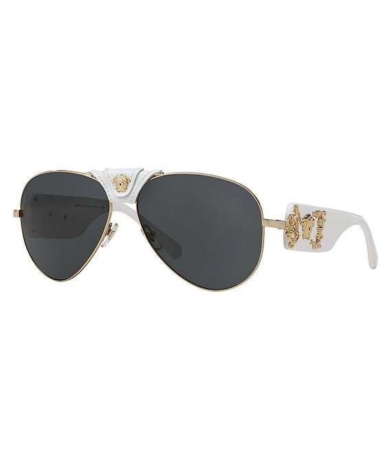 versace leather sunglasses