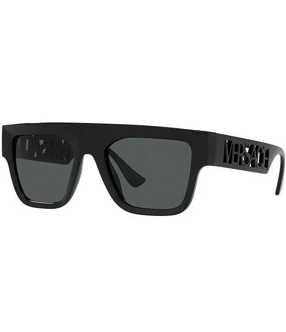 Color:Black - Image 1 - Rock Icon 90's Logo Sunglasses