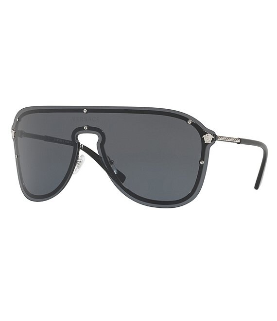 Versace Tubular Greek Pilot Sunglasses