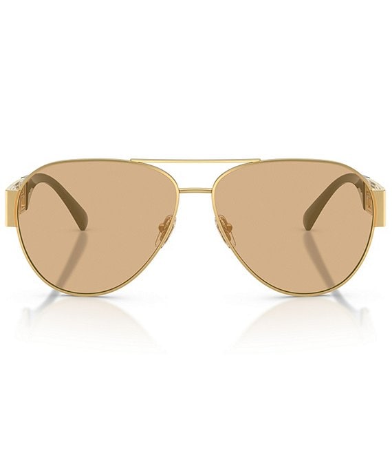 Versace Unisex Greca 61mm Aviator Retro Sunglasses | Dillard display picture 1