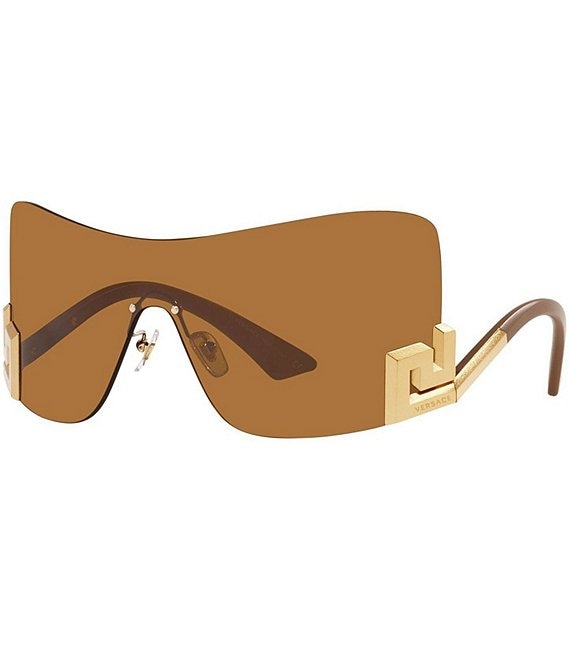 Color:Bronze - Image 1 - Women's Ve2240 40mm Wrap Sunglasses