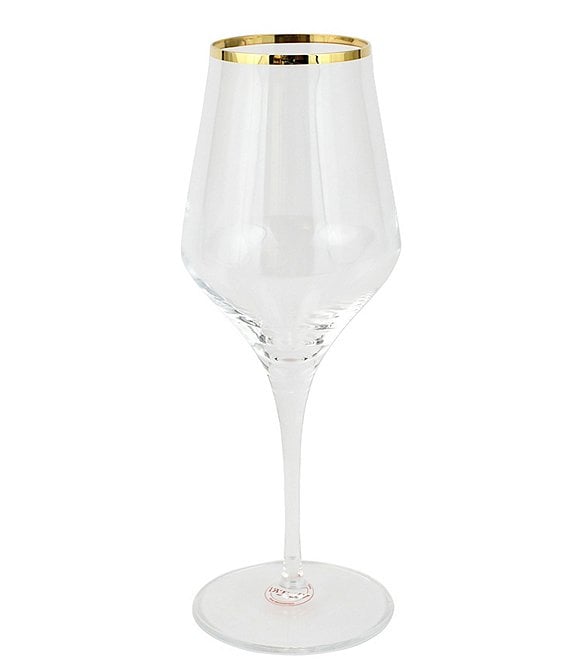 Color:Gold - Image 1 - Contessa Collection Gold or Platinum Iced Beverage Glass