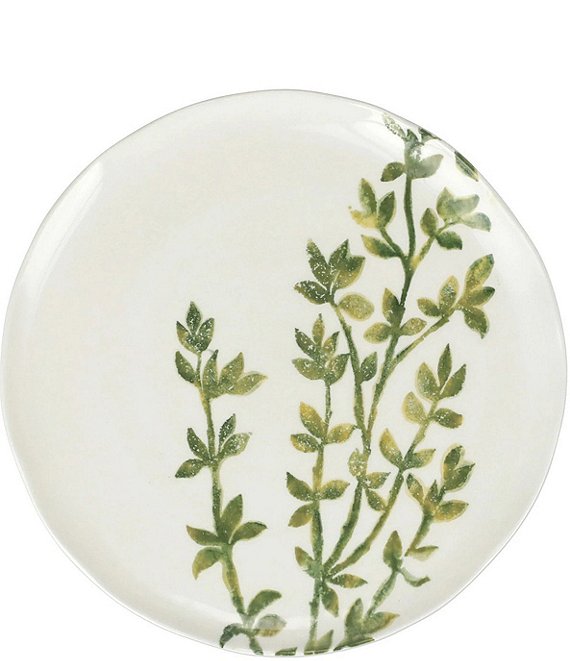 Color:Green - Image 1 - Fauna Myrtle Salad Plate