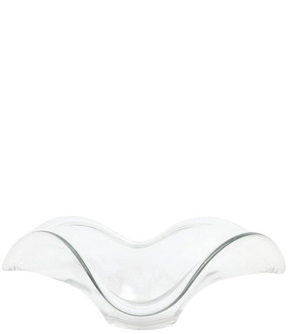 VIETRI Hibiscus Clear Curve Bowl