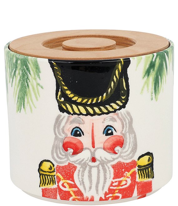 VIETRI Nutcrackers Collection Small Canister