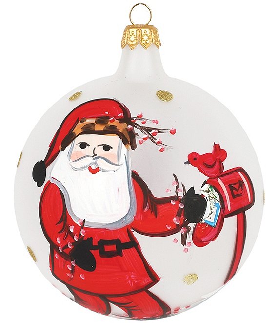 VIETRI Old St Nick Sending Letters Ornament