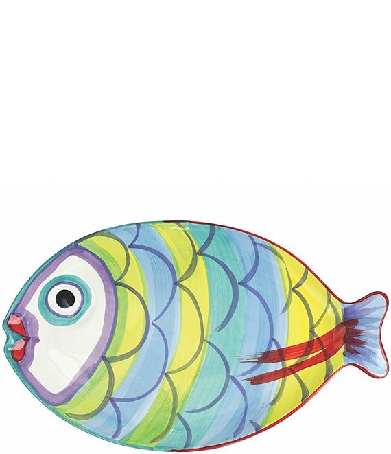 Vietri fish platter top