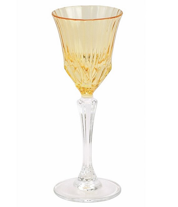 Color:Amber - Image 1 - Regalia Deco Glass Cordial