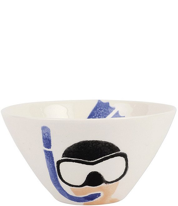 VIETRI Riviera Cereal Bowl, Scuba - Image 1