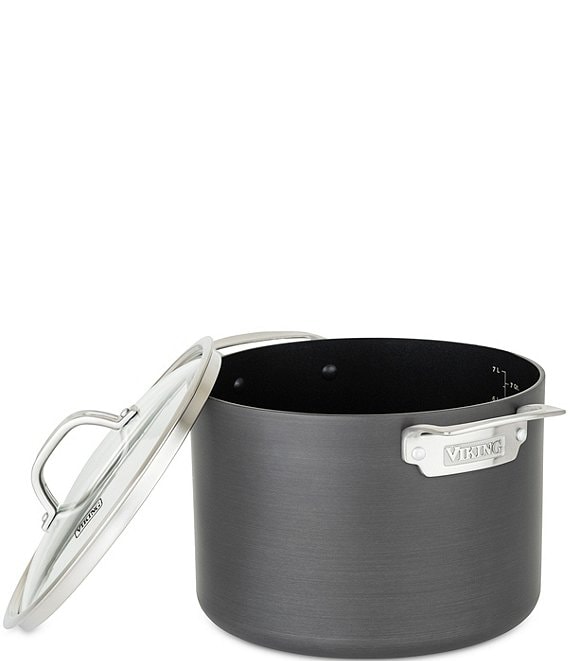 8 Qt Hard Anodized Aluminum Covered Stock Pot