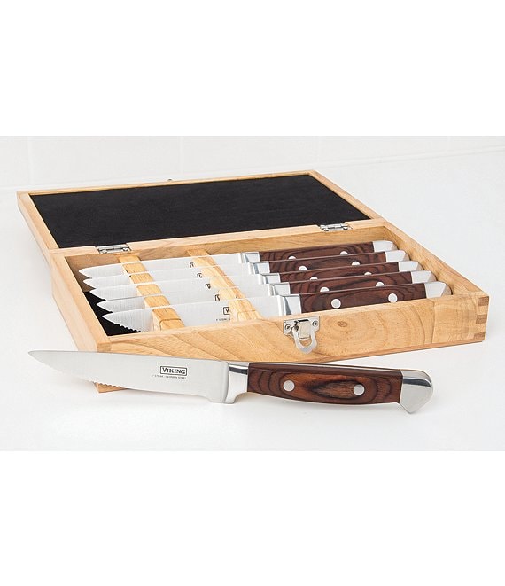 https://dimg.dillards.com/is/image/DillardsZoom/mainProduct/viking-steakhouse-pakka-wood-6-piece-red-steak-knife-set-w-commemorative-box/20118842_zi.jpg