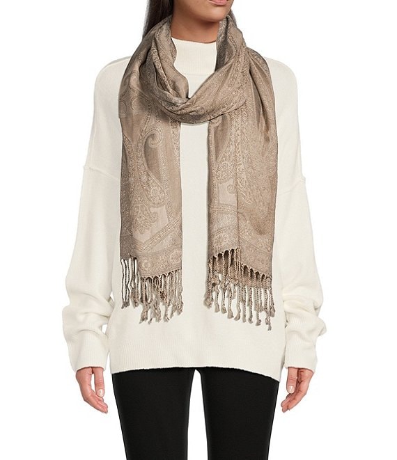 Vince Camuto All Over Paisley Scarf Wrap
