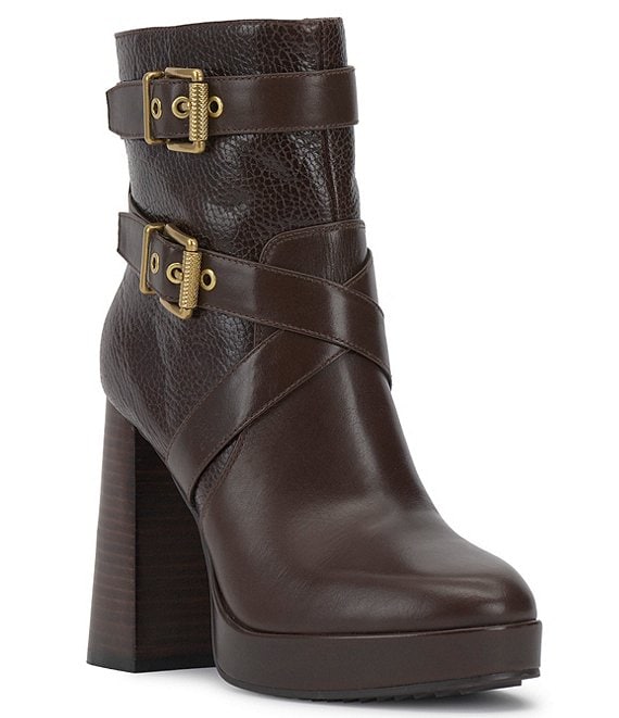 Vince camuto shops buckle booties