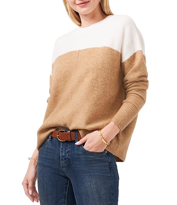Vince Camuto, Sweaters, Nwt Vince Camuto Crew Neck Extended Shoulder  Seamed Cozy Statement Sweater Xl