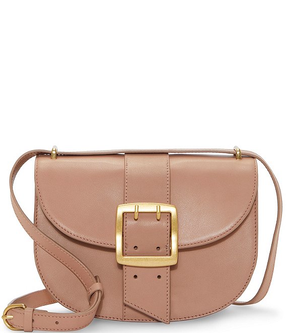 Charles_Keith on X: The Gabine leather saddle bag and buckled