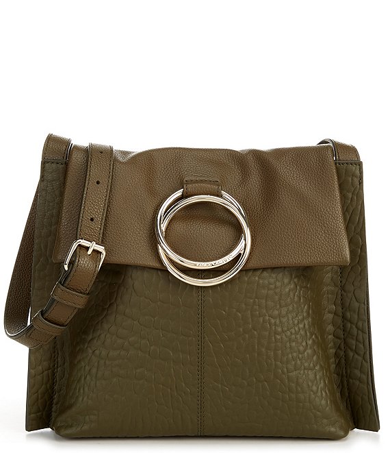 Brown Leather Large crossbody pocket